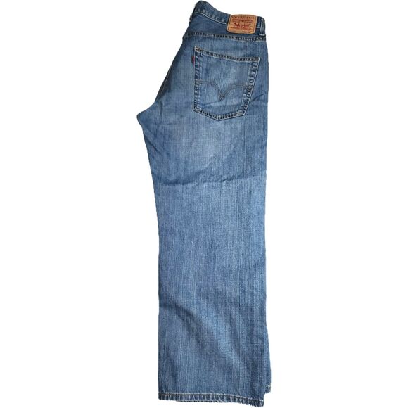 Levi's 569 Loose Straight Light Blue Denim Jeans Size 36 x 30